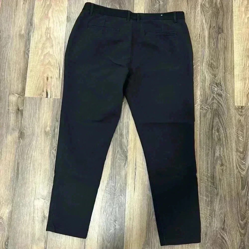 Zara women’s black trouser pants button up w/zipper size xl. Cotton/polyester - Picture 8 of 15